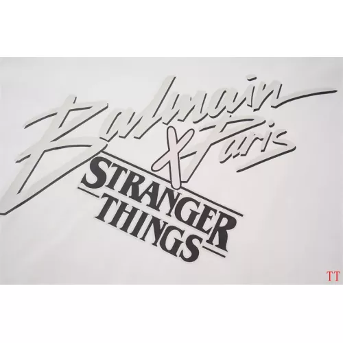 Replica Balmain T-Shirts Short Sleeved For Unisex #1355049 $32.00 USD for Wholesale