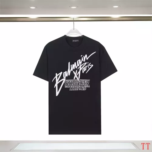 Balmain T-Shirts Short Sleeved For Unisex #1355050 $32.00 USD, Wholesale Replica Balmain T-Shirts