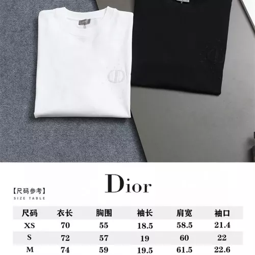 Replica Christian Dior T-Shirts Short Sleeved For Unisex #1355054 $39.00 USD for Wholesale