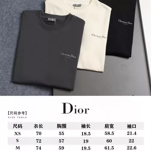 Replica Christian Dior T-Shirts Short Sleeved For Unisex #1355056 $39.00 USD for Wholesale