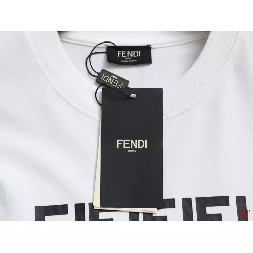 Replica Fendi T-Shirts Short Sleeved For Unisex #1355058 $39.00 USD for Wholesale