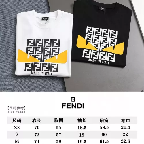 Replica Fendi T-Shirts Short Sleeved For Unisex #1355058 $39.00 USD for Wholesale