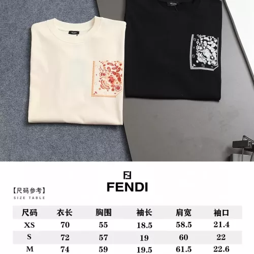 Replica Fendi T-Shirts Short Sleeved For Unisex #1355061 $39.00 USD for Wholesale
