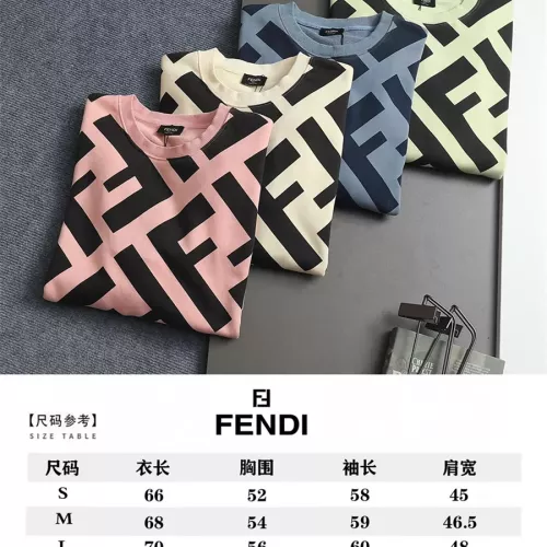Replica Fendi Hoodies Long Sleeved For Unisex #1355065 $56.00 USD for Wholesale