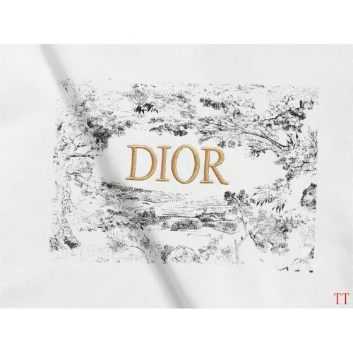 Replica Christian Dior Hoodies Long Sleeved For Unisex #1355079 $60.00 USD for Wholesale