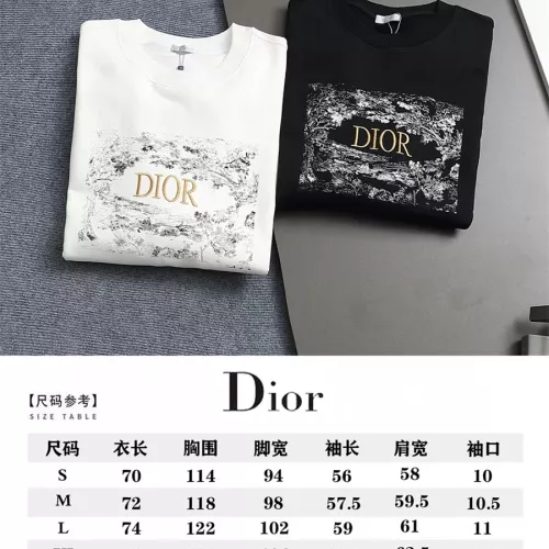 Replica Christian Dior Hoodies Long Sleeved For Unisex #1355079 $60.00 USD for Wholesale