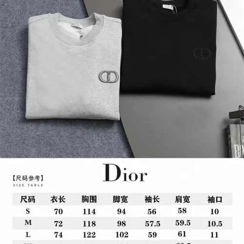 Replica Christian Dior Hoodies Long Sleeved For Unisex #1355086 $60.00 USD for Wholesale