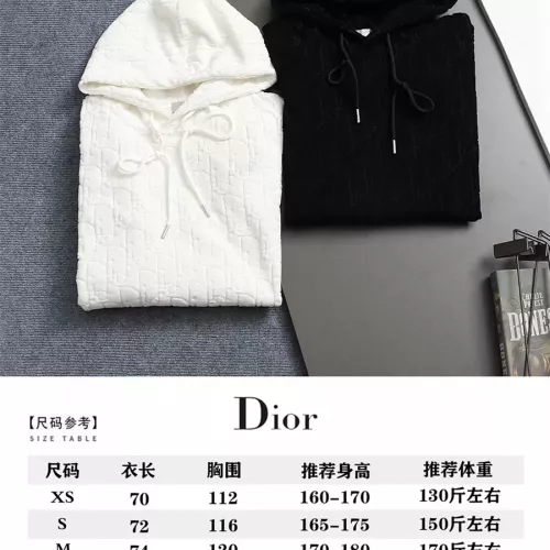 Replica Christian Dior Hoodies Long Sleeved For Unisex #1355087 $64.00 USD for Wholesale