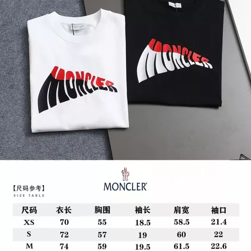 Replica Moncler T-Shirts Short Sleeved For Unisex #1355090 $39.00 USD for Wholesale
