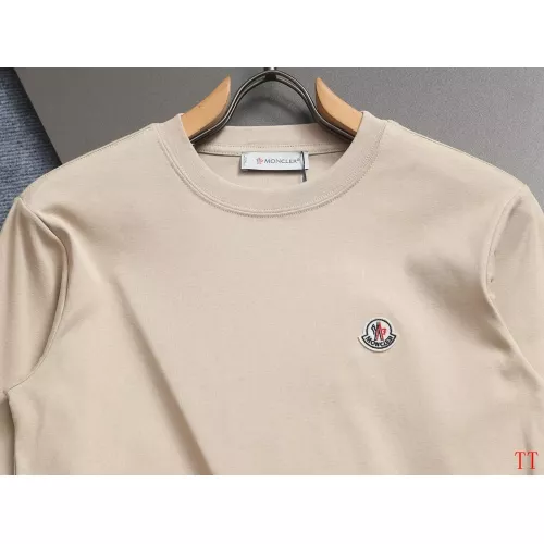 Replica Moncler T-Shirts Long Sleeved For Unisex #1355092 $48.00 USD for Wholesale