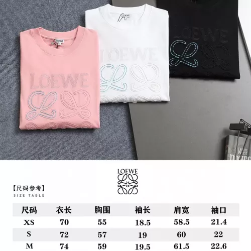 Replica LOEWE T-Shirts Short Sleeved For Unisex #1355095 $39.00 USD for Wholesale