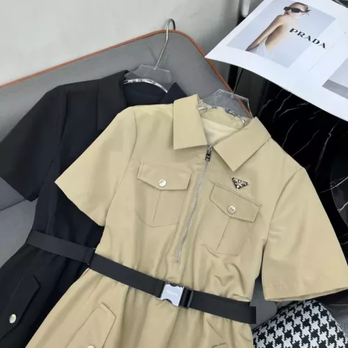 Replica Prada Dresses Short Sleeved For Women #1355124 $108.00 USD for Wholesale