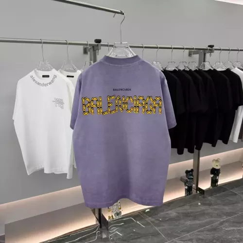 Replica Balenciaga T-Shirts Short Sleeved For Unisex #1355137 $42.00 USD for Wholesale