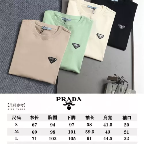 Replica Prada T-Shirts Long Sleeved For Unisex #1355142 $48.00 USD for Wholesale