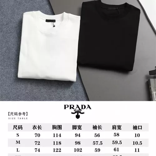 Replica Prada Hoodies Long Sleeved For Unisex #1355157 $60.00 USD for Wholesale