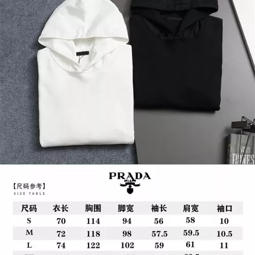 Replica Prada Hoodies Long Sleeved For Unisex #1355175 $72.00 USD for Wholesale
