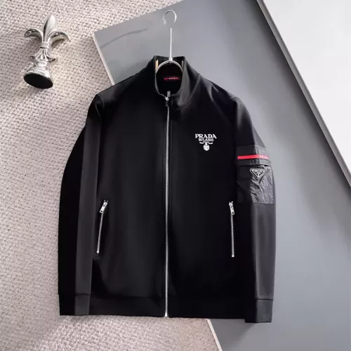 Replica Prada Tracksuits Long Sleeved For Men #1355198 $96.00 USD for Wholesale