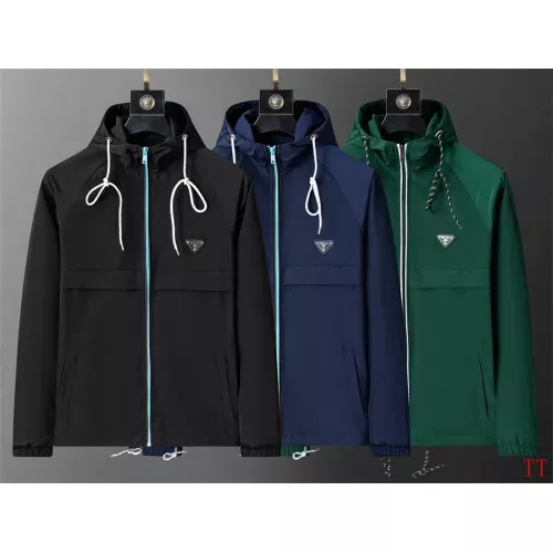 Replica Prada Jackets Long Sleeved For Men #1355237 $64.00 USD for Wholesale