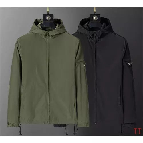 Replica Prada Jackets Long Sleeved For Men #1355240 $64.00 USD for Wholesale