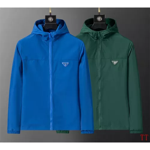 Replica Prada Jackets Long Sleeved For Men #1355247 $64.00 USD for Wholesale