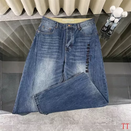 Replica Balenciaga Jeans For Men #1355299 $64.00 USD for Wholesale