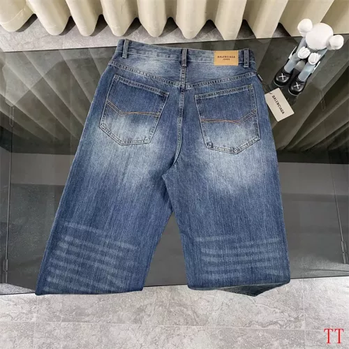 Replica Balenciaga Jeans For Men #1355299 $64.00 USD for Wholesale