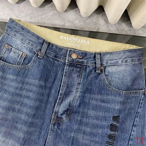 Replica Balenciaga Jeans For Men #1355299 $64.00 USD for Wholesale