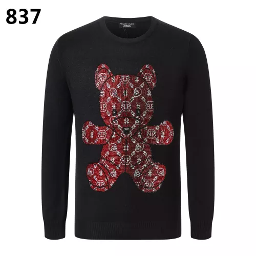 Philipp Plein PP Sweaters Long Sleeved For Men #1355312 $42.00 USD, Wholesale Replica Philipp Plein PP Sweaters