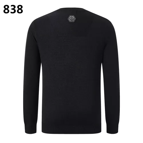 Replica Philipp Plein PP Sweaters Long Sleeved For Men #1355317 $42.00 USD for Wholesale