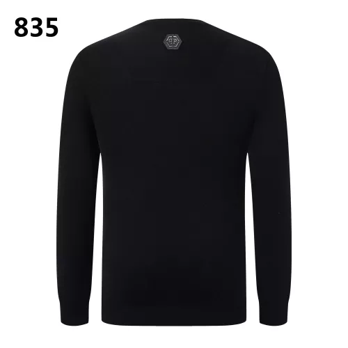 Replica Philipp Plein PP Sweaters Long Sleeved For Men #1355321 $42.00 USD for Wholesale