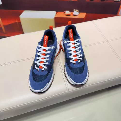 Replica Hermes Casual Shoes For Men #1355551 $88.00 USD for Wholesale