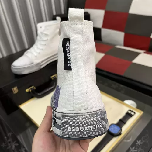 Replica Dsquared High Tops Shoes For Men #1355559 $85.00 USD for Wholesale