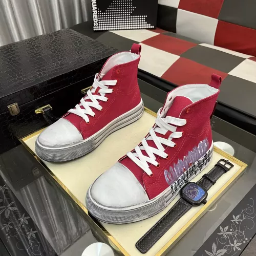 Replica Dsquared High Tops Shoes For Men #1355562 $85.00 USD for Wholesale