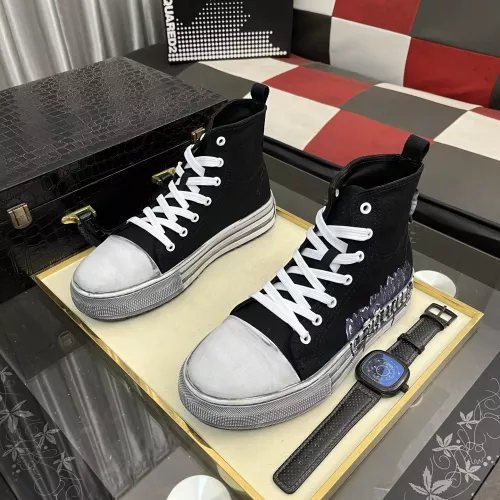 Replica Dsquared High Tops Shoes For Men #1355565 $85.00 USD for Wholesale