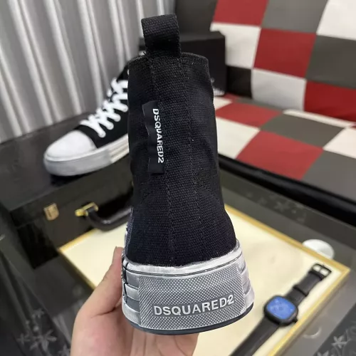 Replica Dsquared High Tops Shoes For Men #1355565 $85.00 USD for Wholesale