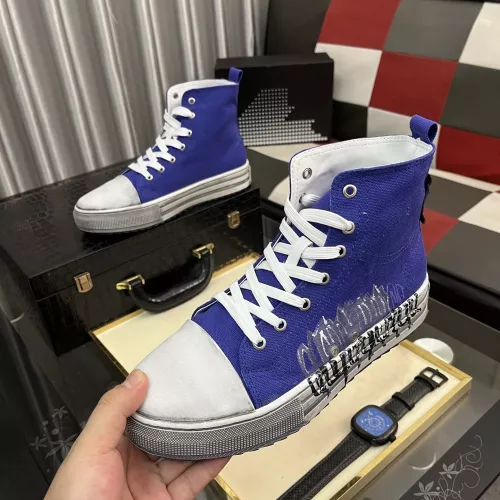 Dsquared High Tops Shoes For Men #1355566 $85.00 USD, Wholesale Replica Dsquared High Tops Shoes