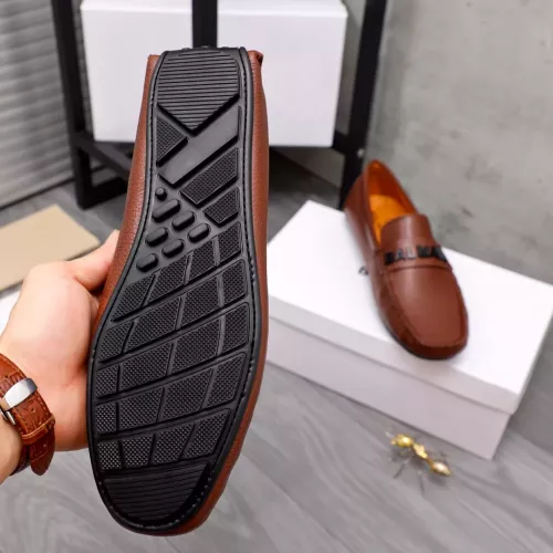 Replica Balmain Leather Shoes For Men #1355588 $76.00 USD for Wholesale