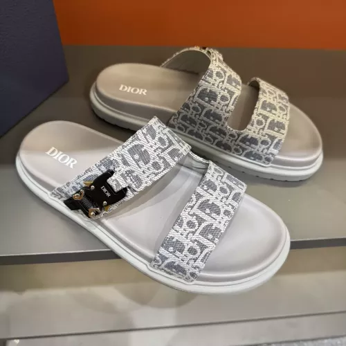 Replica Christian Dior Slippers For Men #1355663 $56.00 USD for Wholesale