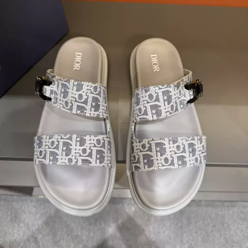Replica Christian Dior Slippers For Men #1355663 $56.00 USD for Wholesale