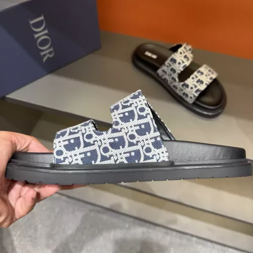Replica Christian Dior Slippers For Men #1355665 $56.00 USD for Wholesale