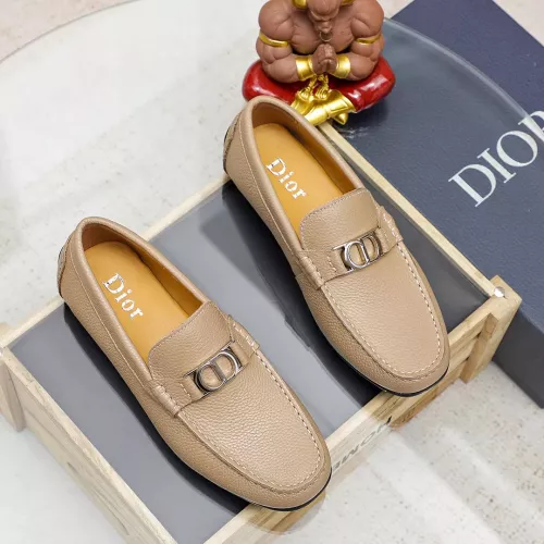 Replica Christian Dior Leather Shoes For Men #1355795 $72.00 USD for Wholesale