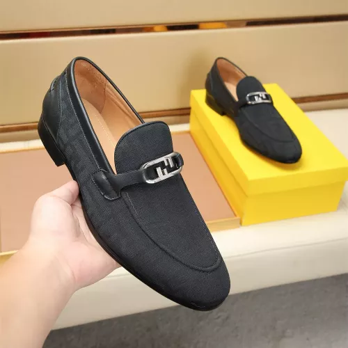 Replica Fendi Leather Shoes For Men #1355821 $88.00 USD for Wholesale