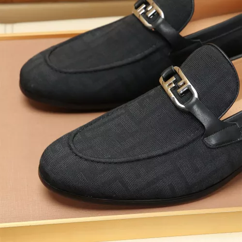Replica Fendi Leather Shoes For Men #1355821 $88.00 USD for Wholesale
