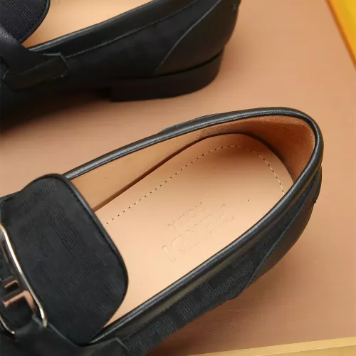 Replica Fendi Leather Shoes For Men #1355821 $88.00 USD for Wholesale