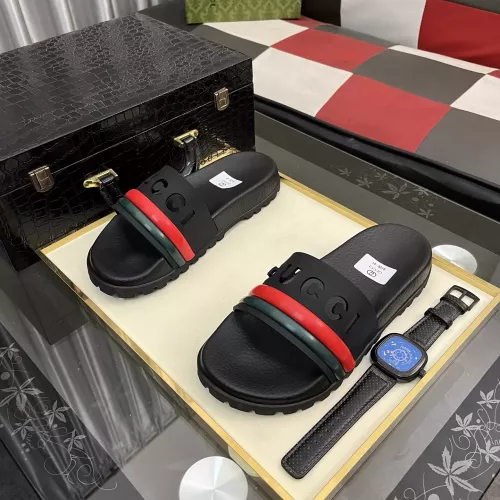 Replica Gucci Slippers For Men #1355978 $52.00 USD for Wholesale