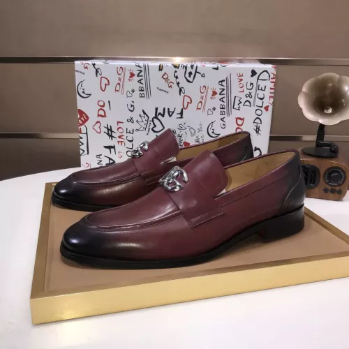 Dolce & Gabbana D&G Leather Shoes For Men #1356069