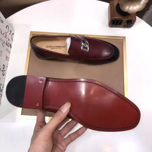 Replica Dolce & Gabbana D&G Leather Shoes For Men #1356069 $98.00 USD for Wholesale
