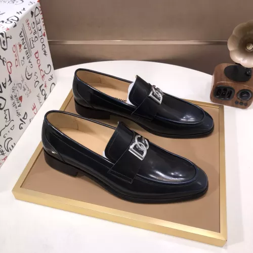 Replica Dolce & Gabbana D&G Leather Shoes For Men #1356070 $98.00 USD for Wholesale