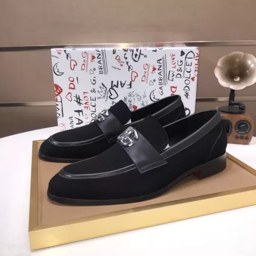 Dolce & Gabbana D&G Leather Shoes For Men #1356071