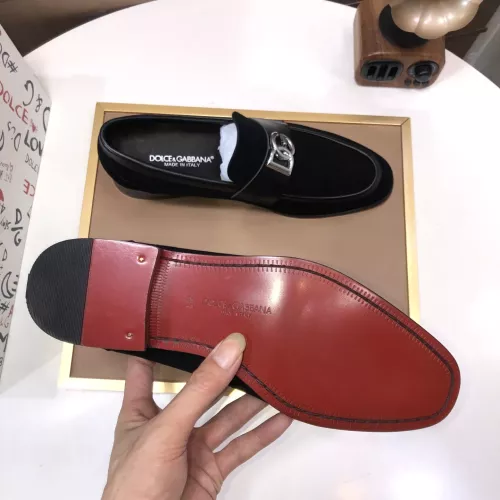 Replica Dolce & Gabbana D&G Leather Shoes For Men #1356071 $98.00 USD for Wholesale